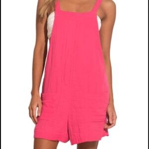 Elan Women's Sleeveless Short Romper coverup NWT Size Medium